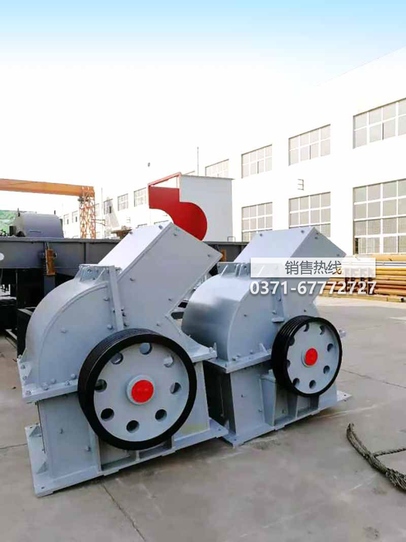 祥安机械制造有限公司DPC2022单段锤式破碎机生产完成即将发往山东现场