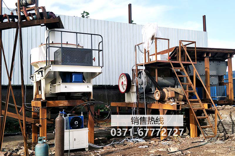 新型制砂机在现代钨矿选矿生产线中的用途