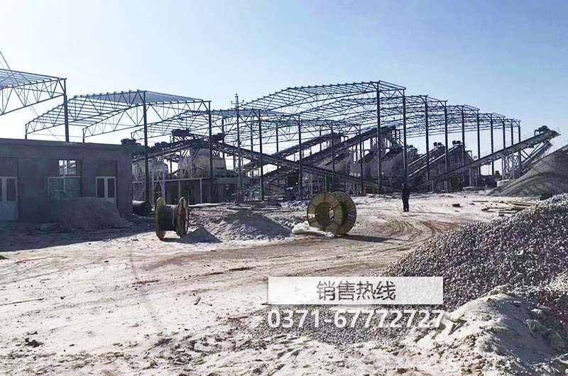 【项目现场】陕西砂石骨料生产线现场施工如火如荼