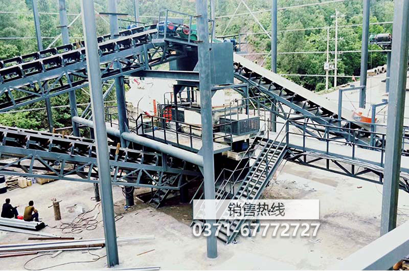 中捷矿业有限公司环保砂石生产线设备在四川康定投产运行