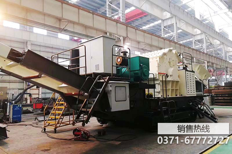 移动式锤式破碎站锤头磨损的4大原因及5大解决方法